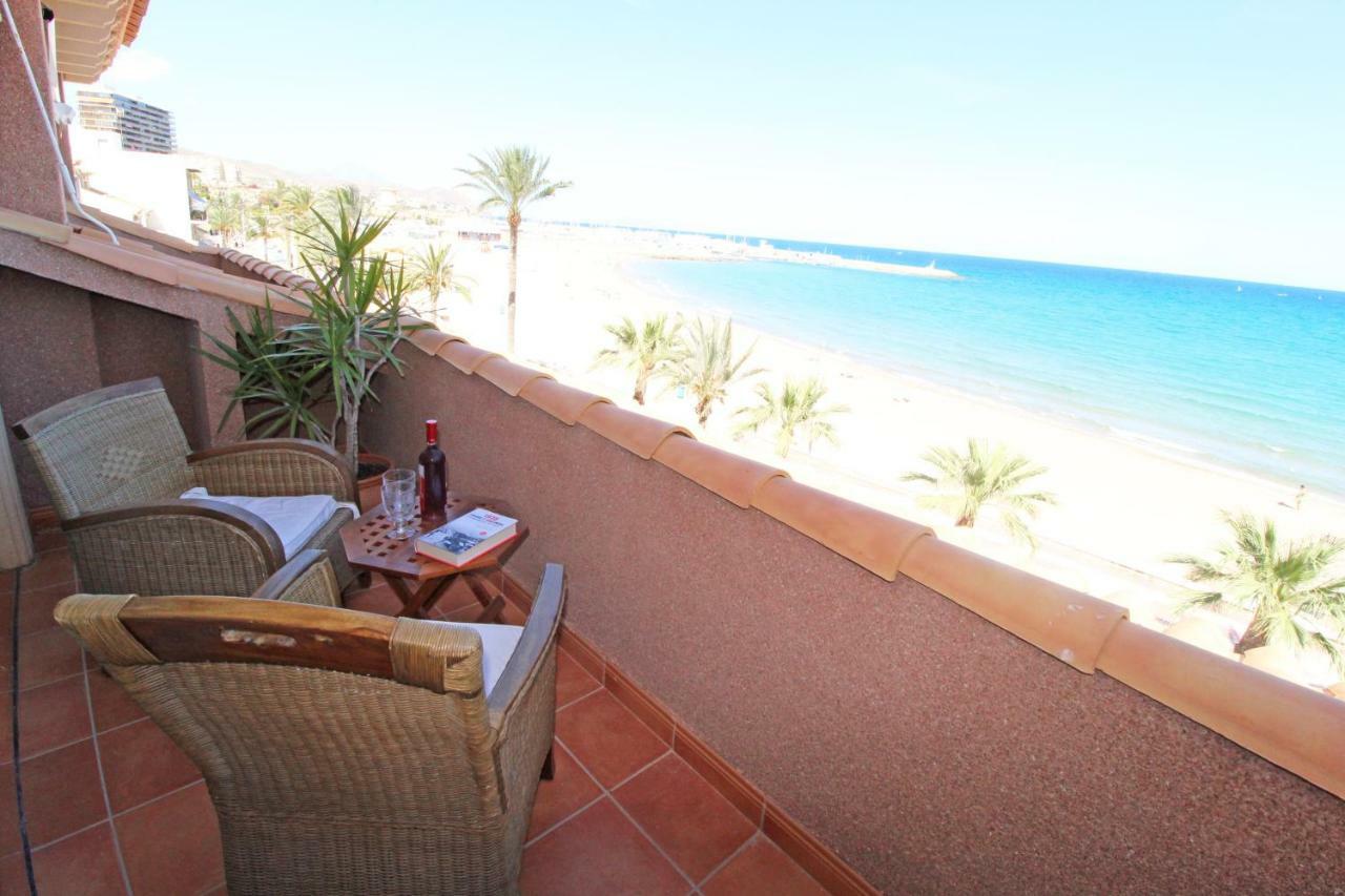 דירות אל קאמפיו Atico Duplex De Lujo Frente Al Mar. 1A Linea Playa מראה חיצוני תמונה